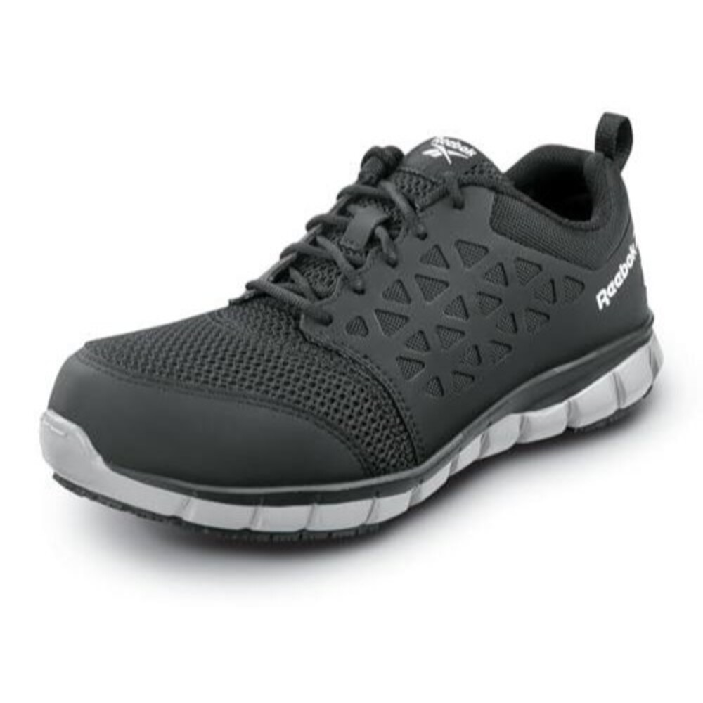 Men's Black Cushion Work MaxTRAX Composite Toe SRO Athletic 10.0 EW RB3207